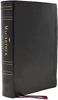 Nasb, MacArthur Study Bible, 2nd Edition, Genuine Leather, Black, 1995 Text, Comfort Print