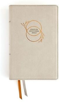 Niv, Couples' Devotional Bible (Build a Biblical Foundation for Your Marriage), Leathersoft, Stone, Comfort Print