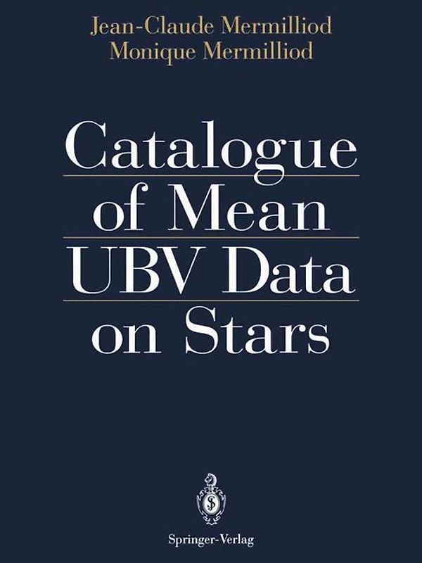 Catalogue of Mean UBV Data on Stars