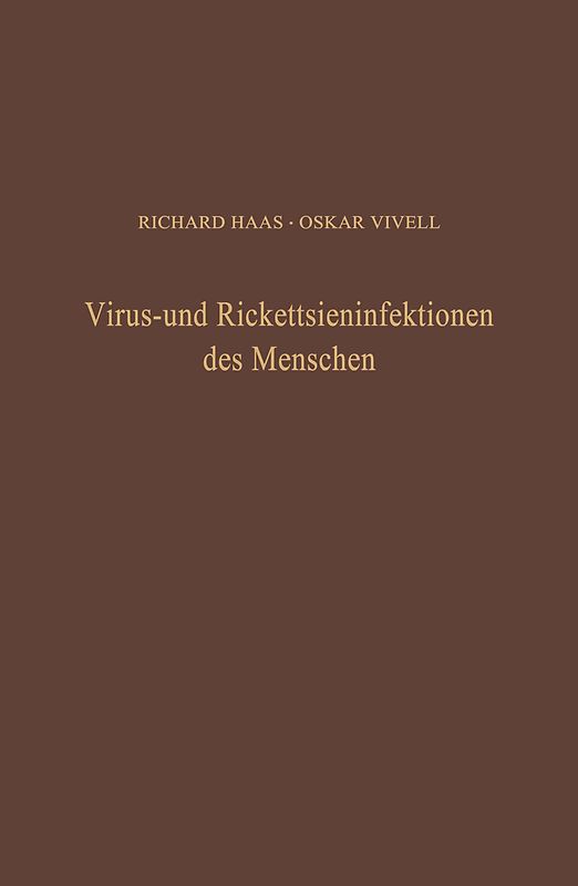 Virus- und Rickettsieninfektionen des Menschen
