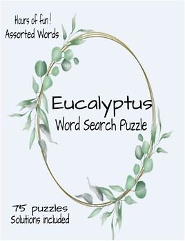 Eucalyptus Word Puzzle Search Book