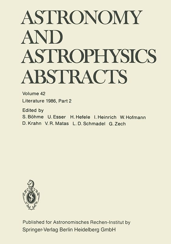 Astronomy and Astrophysics Abstracts