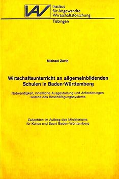 Wirtschaftsunterricht an allgemeinbildenden Schulen in Baden-Württemberg