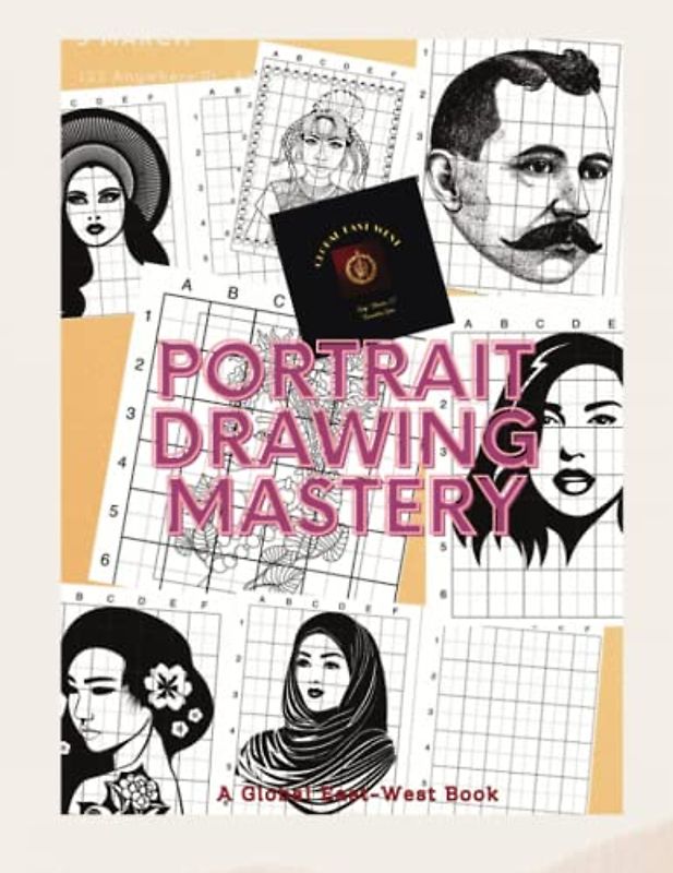 Portrait Drawing Mastery: A Grid-Based Guide to Perfection With 70 Step-by-Step Models for Inspiration. Realistic Portraits for Women, Teens, and Adults (How To Draw Anything, Band 2)