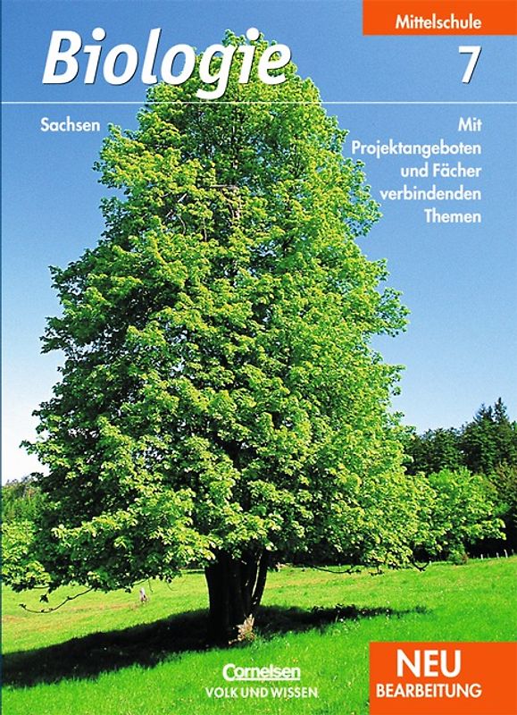 Biologie - Ausgabe Volk und Wissen - Mittelschule Sachsen / 7. Schuljahr - Schülerbuch