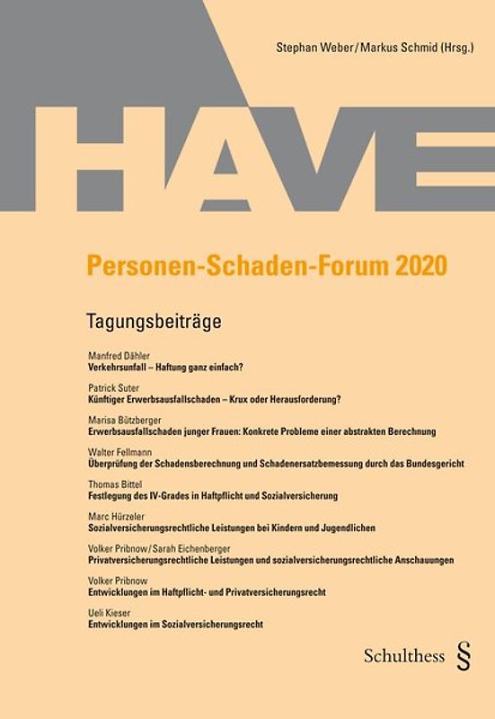 Personen-Schaden-Forum 2020