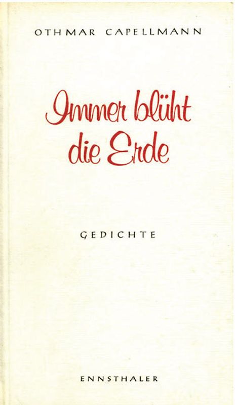 Immer blüht die Erde