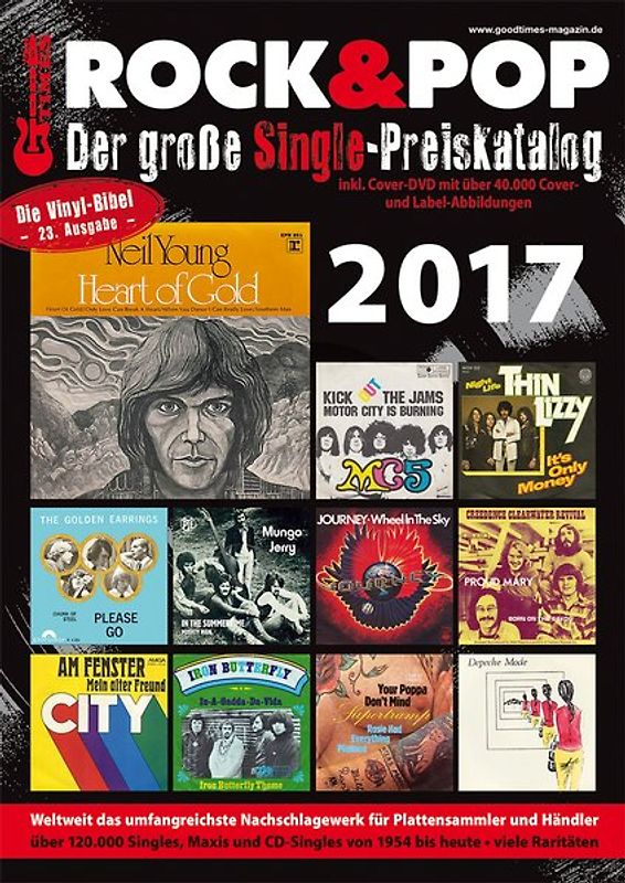 Der große Rock & Pop Single Preiskatalog 2017