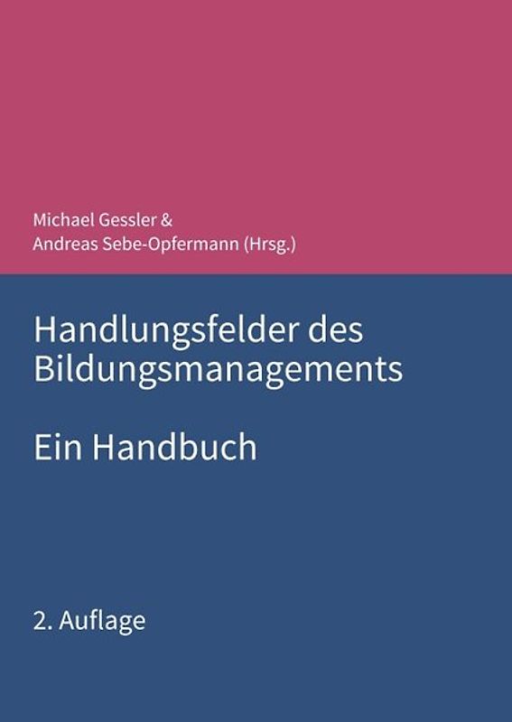 Handlungsfelder des Bildungsmanagements