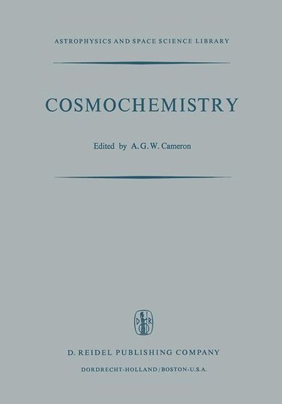 Cosmochemistry