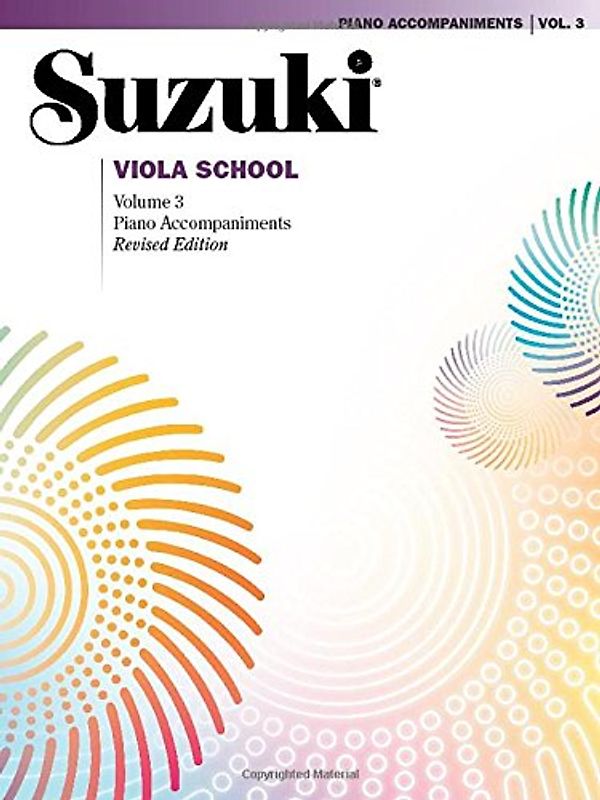 Suzuki Viola School Piano Accompaniment, Volume 3 (Revised)