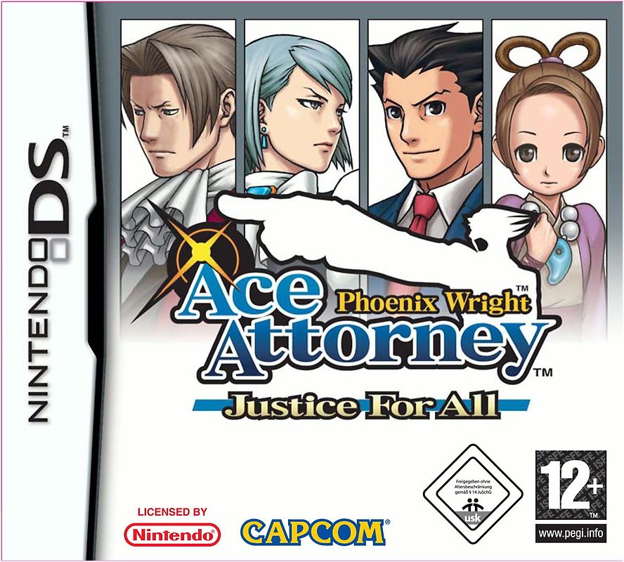 Phoenix Wright - Ace Attorney: Justice for All Nintendo DS