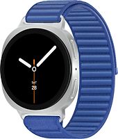 Samsung Galaxy Watch8 40 mm Boîtier aluminium argent sur Confort S/M bleu nuit [Wi-Fi + 4G]