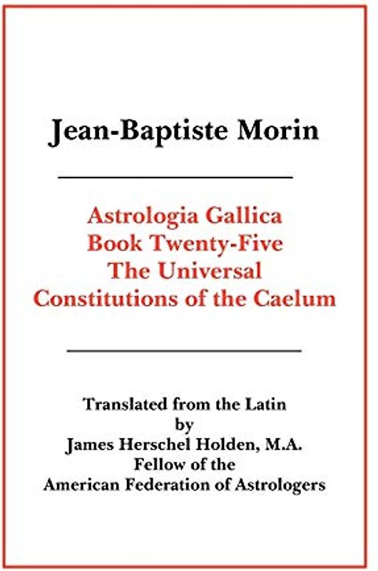 Astrologia Gallica Book 25