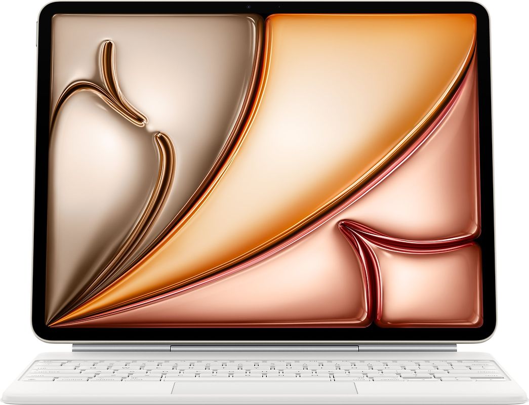 Apple Magic Keyboard blanc pour iPad Air 13" [clavier anglais, QWERTY]