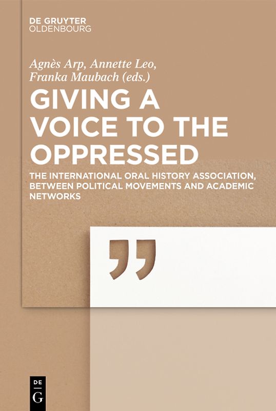 Giving a Voice to the Oppressed