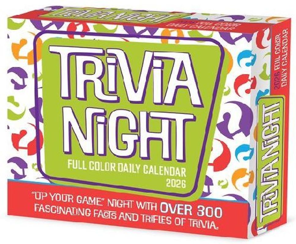 Trivia Night 2026 5.4 X 6.2 Box Calendar