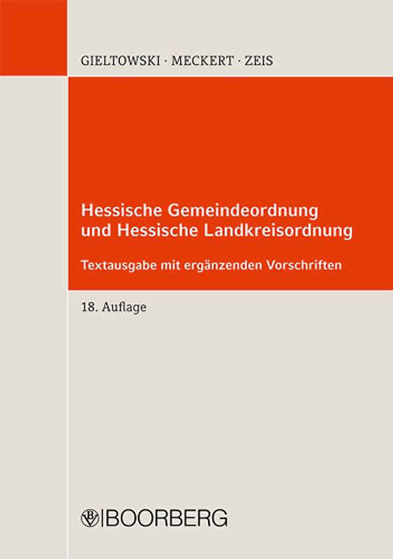 Hessische Gemeindeordnung und Hessische Landkreisordnung