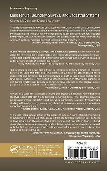 Land Tenure, Boundary Surveys, and Cadastral Systems