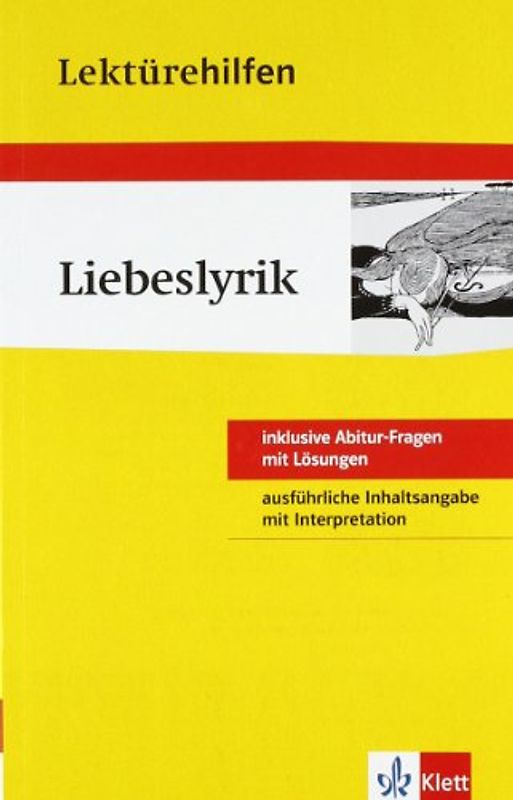 Klett Lektürehilfen Liebeslyrik
