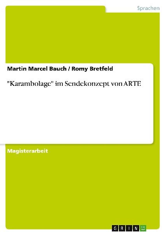 "Karambolage" im Sendekonzept von ARTE
