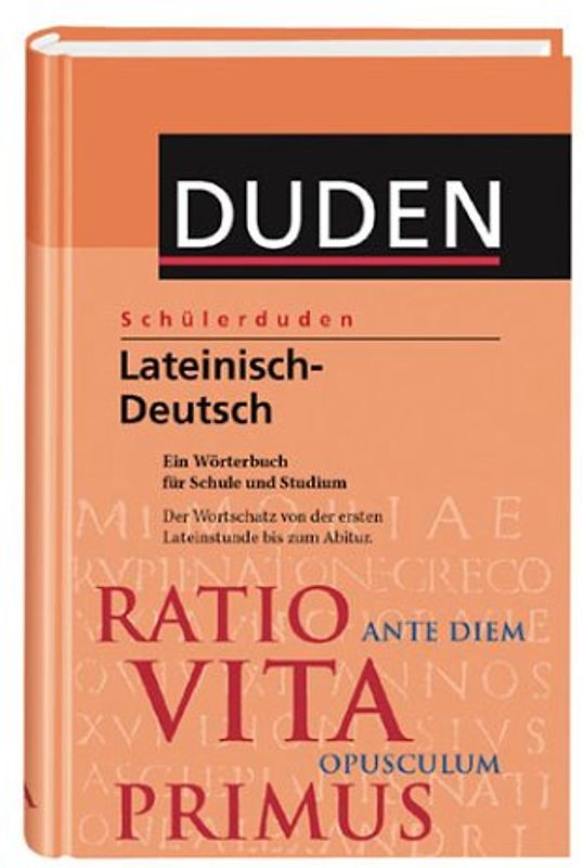 Schülerduden Lateinisch - Deutsch