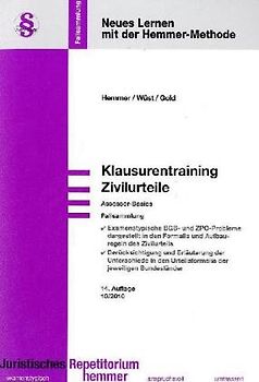 Assessor-Basics, Klausurentraining Zivilurteile