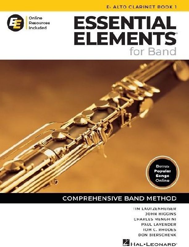 Essential Elements for Band Eb Alto Clarinet Book 1 with Eei Online Resources Alto Clarinet Method Songbook and Sheet Music for Students and Teachers Comprehensive Band Method