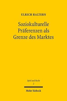 Soziokulturelle Präferenzen als Grenze des Marktes