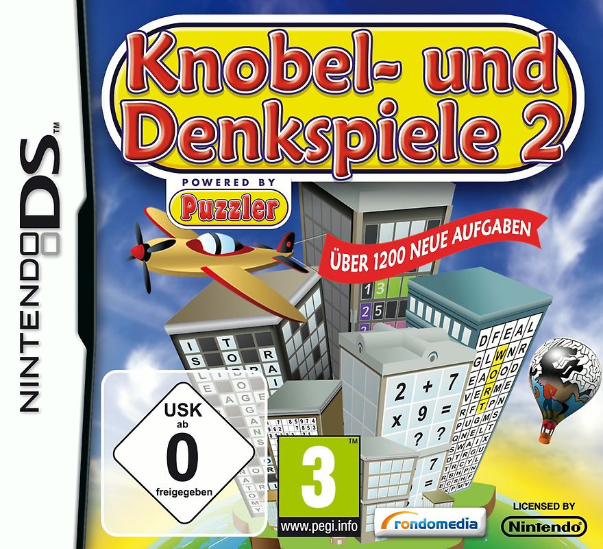 Knobel- und Denkspiele 2 Nintendo DS