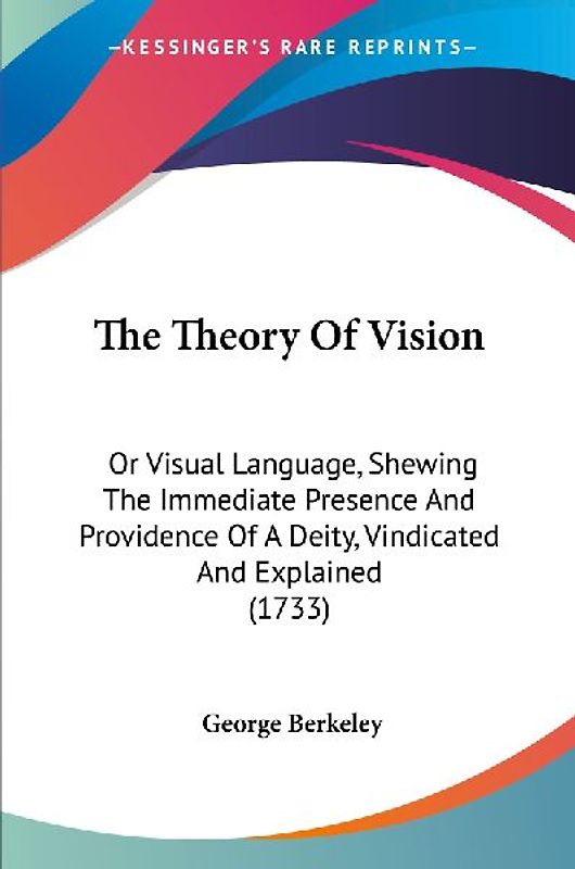 The Theory Of Vision
