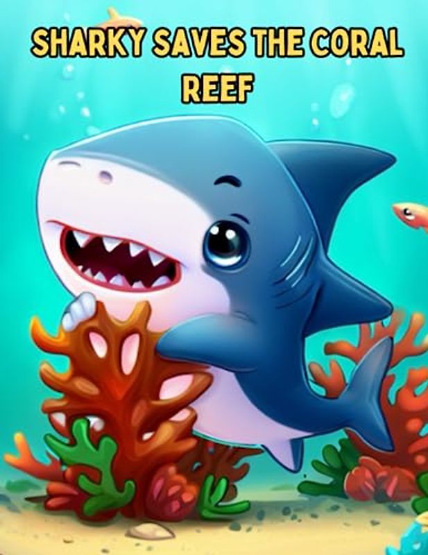 Sharky Saves the Coral Reef: Short Story for kids about sharks, Perseverance & Self-Confidence I A Motivational Book For kids I Gift for kids