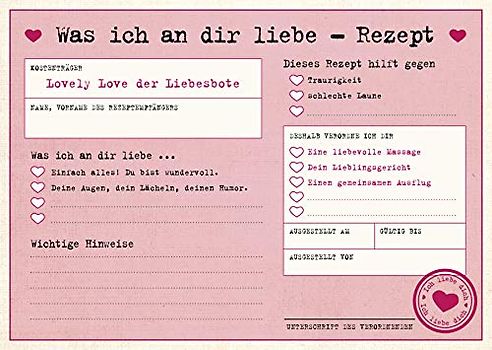 Was ich an dir liebe – Liebe auf Rezept