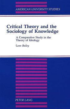Critical Theory and the Sociology of Knowledge