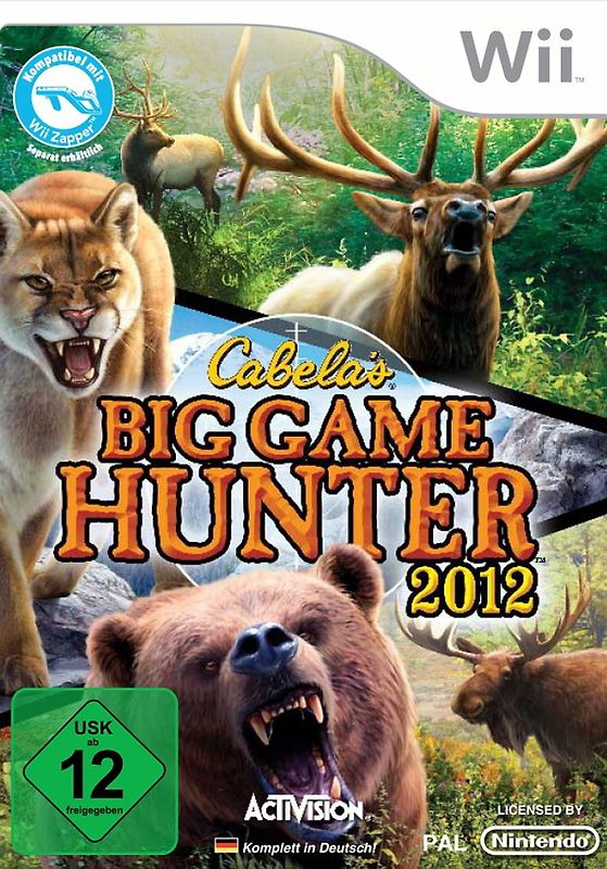 Cabela's Big Game Hunter 2012 [Nur Software] Nintendo Wii