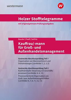 Holzer Stofftelegramme Kauffrau/-mann für Groß- und Außenhandelsmanagement