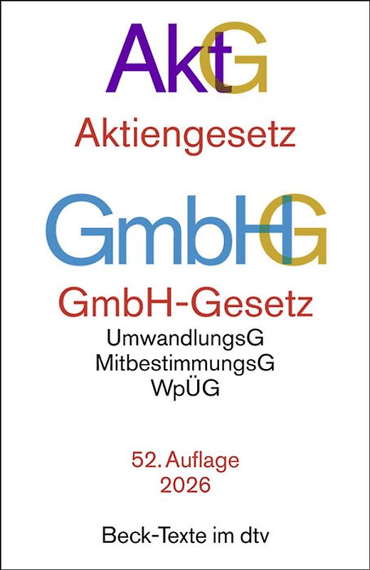 Aktiengesetz, GmbH-Gesetz