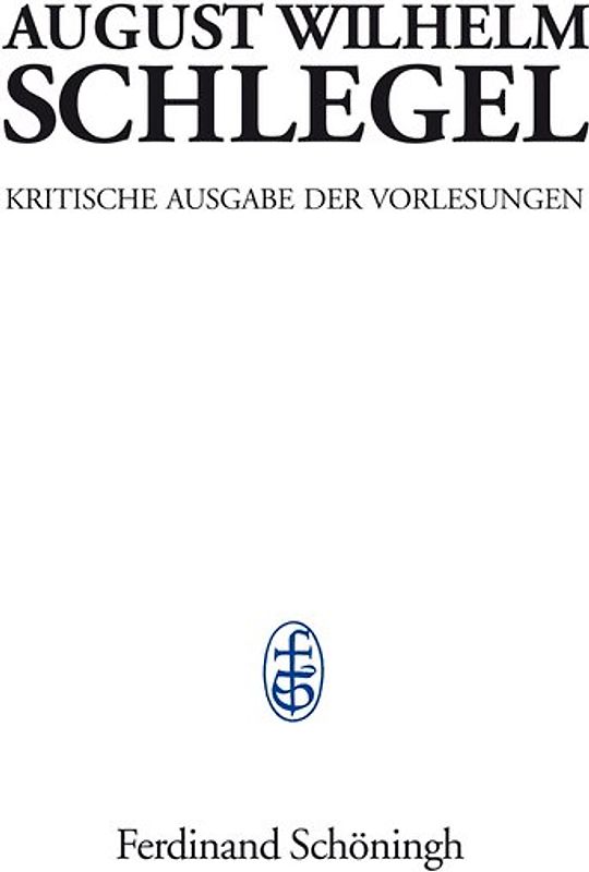 Vorlesungen über dramatische Kunst und Literatur (1809–1811)