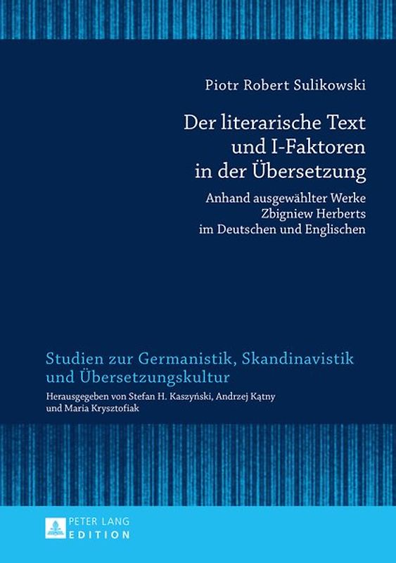 Der literarische Text und I-Faktoren in der Übersetzung