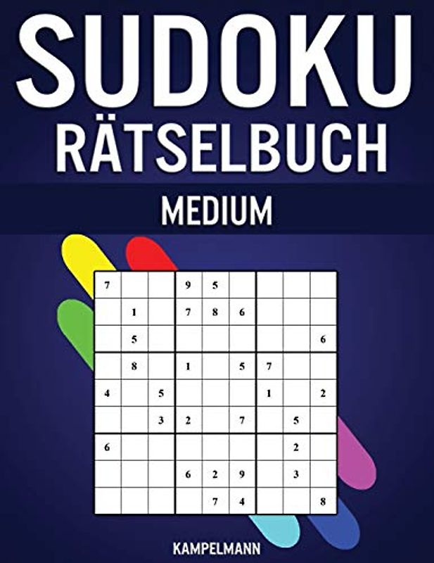 Sudoku Rätselbuch Medium: 300 mittelschwere Sudokus mit Lösungen