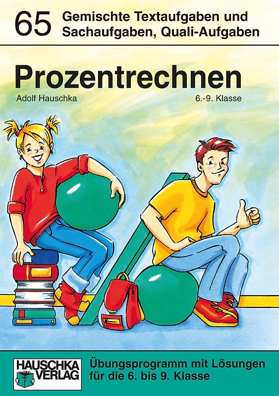 Prozentrechnen 6.-9. Klasse, A5- Heft