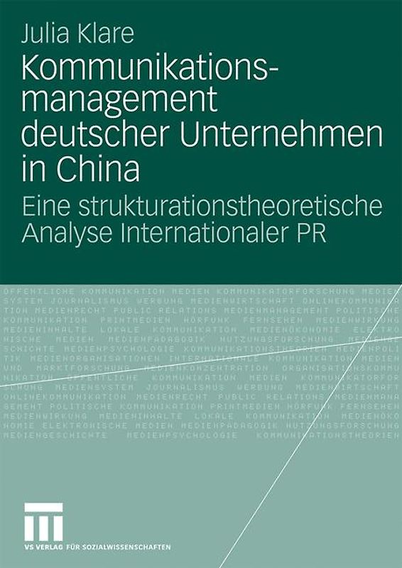Kommunikationsmanagement deutscher Unternehmen in China