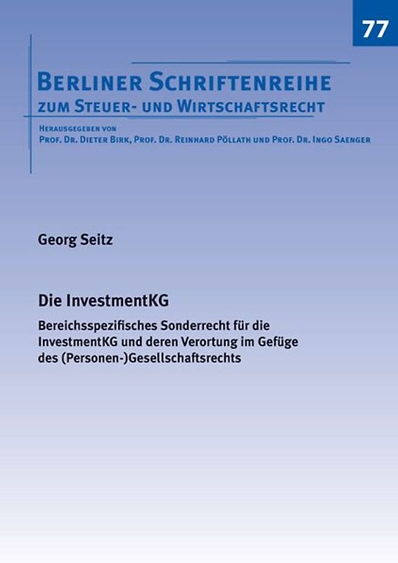 Die InvestmentKG