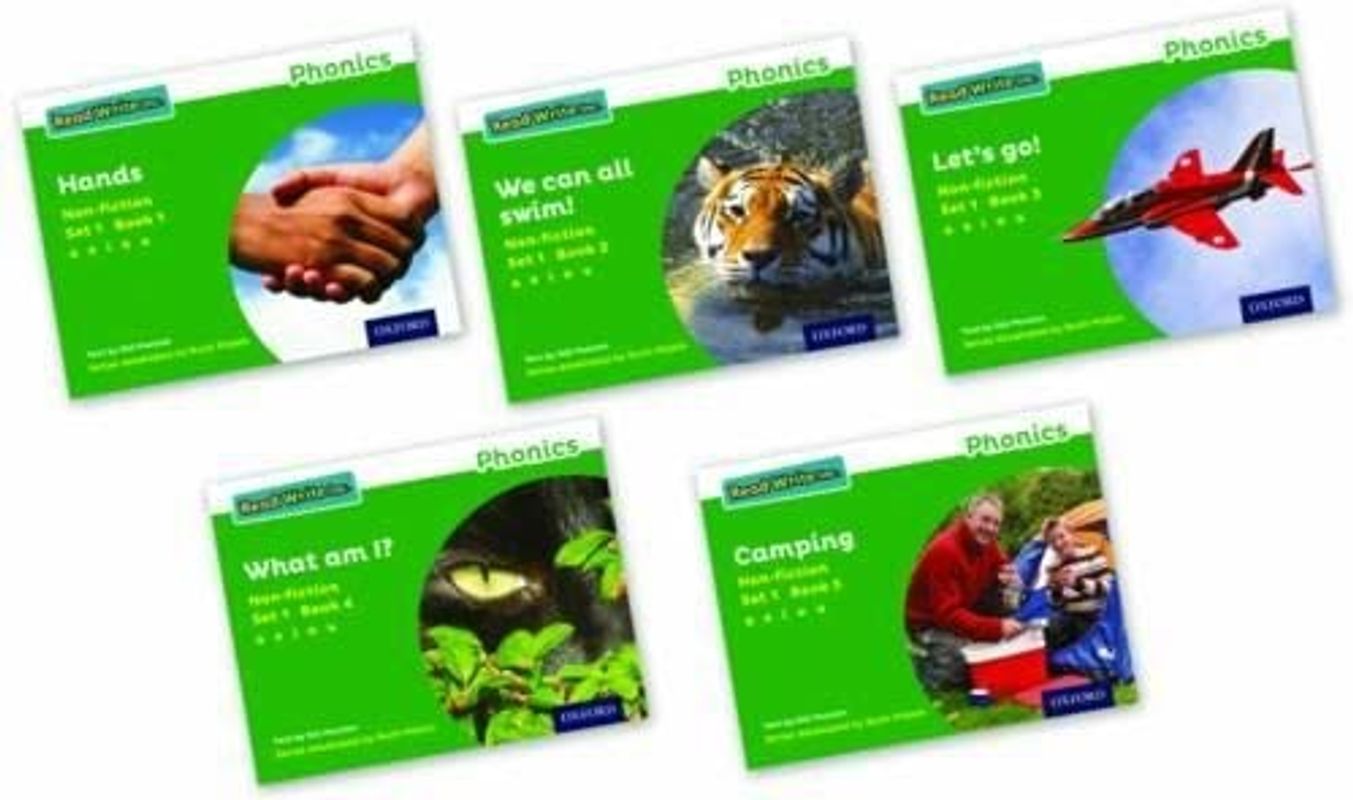 Read Write Inc - Phonics Set 1 Green Non-fiction Pack of 5 (NC READ WRITE INC - PHONICS)