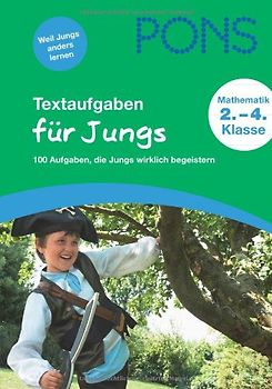 PONS Textaufgaben für Jungs 2.-4. Klasse