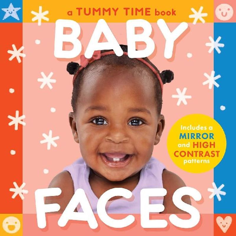 Baby Faces (a Tummy Time, High Contrast, Accordian Board Book with Mirror for Infants)