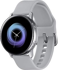 Samsung Galaxy Watch Active 40 mm zilver met sportarmband grijs [wifi]