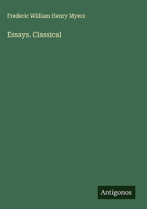 Essays. Classical