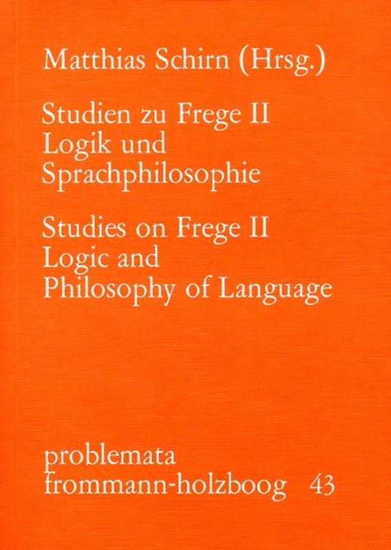 Studien zu Frege / II