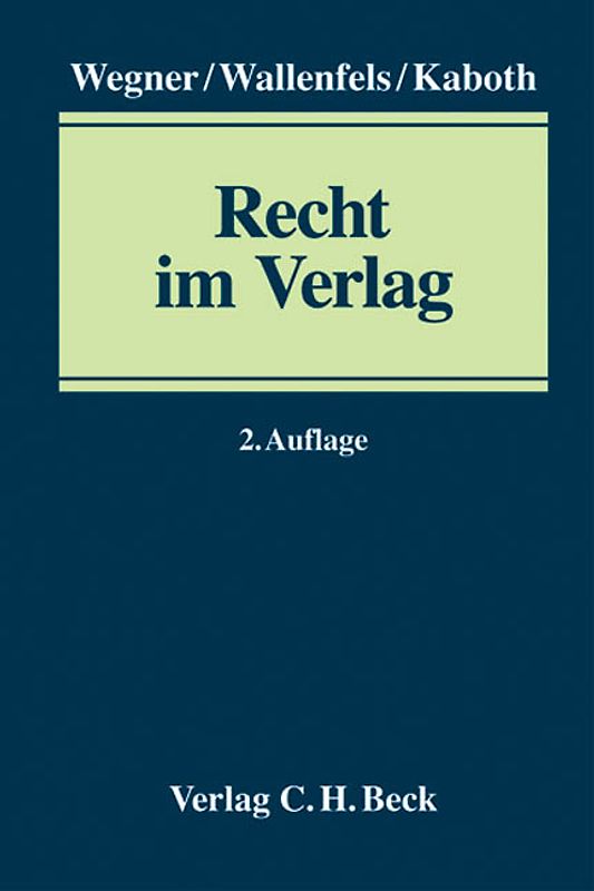 Recht im Verlag